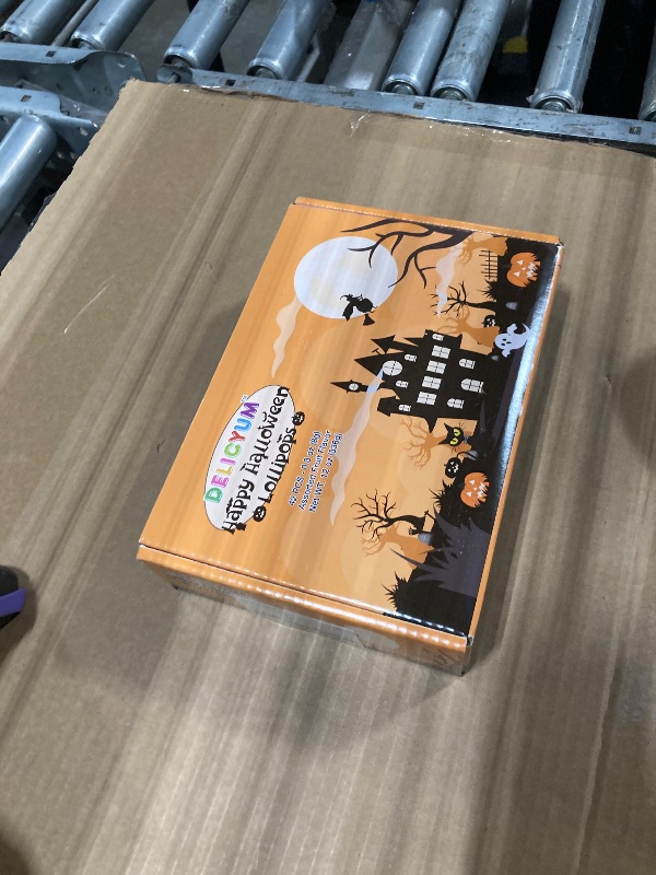 Photo 1 of ***** EXP 6/14/2027*******Trick or Treat - Halloween Candy Individually Wrapped Lollipops Suckers Bulk 42, Candlelit Pumpkins,? ?Victorian Wraiths,? ?Moonlit Familiars and ?Gargoyle's Kin, Halloween-Themed Snacks for Goodie Bags