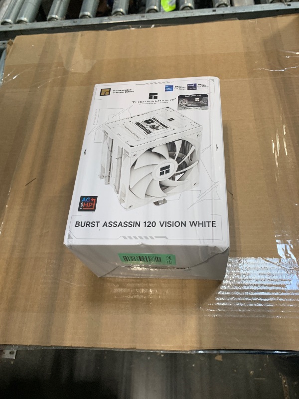 Photo 1 of ***MISSING DISPLAY SCREEN*** Thermalright Burst Assassin 120 Vision White CPU Cooler with 2.4-inch 320x240 Resolution IPS Display LCD Screen,Double CPU Fans,Computer CPU Air Cooling for LGA1700/1851,AM4/AM5,6 Heat Pipes Cooling