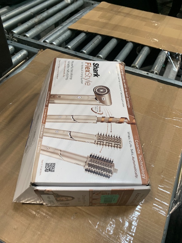 Photo 1 of ***SEE PHOTOS**** MISSING PARTS***** Shark HD430 FlexStyle Air Styling & Drying System, Powerful Hair Dryer Brush & Multi-Styler with Auto-Wrap Curlers, Paddle Brush, Oval Brush, Concentrator Attachment, Stone