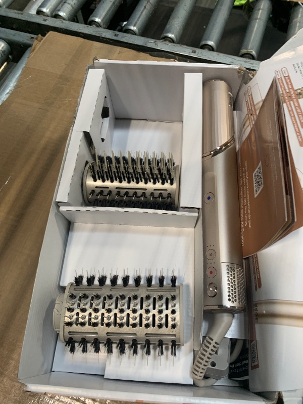Photo 1 of ***SEE PHOTOS**** MISSING PARTS***** Shark HD430 FlexStyle Air Styling & Drying System, Powerful Hair Dryer Brush & Multi-Styler with Auto-Wrap Curlers, Paddle Brush, Oval Brush, Concentrator Attachment, Stone