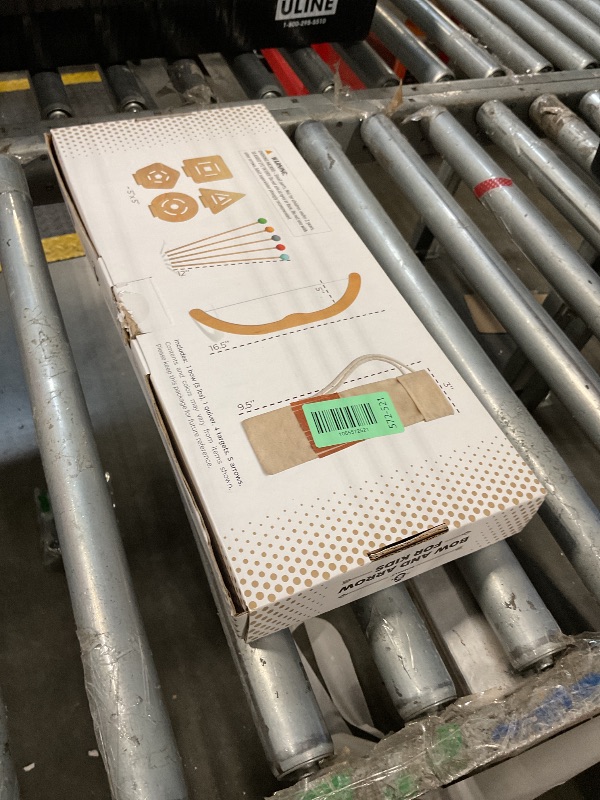 Photo 1 of *MINOR DAMAGE - USED*
BOWRILLA® Kids Bow and Arrow Set | Wooden Archery Toy for Boys & Girls Aged 3-7, Bow and Arrow for Kids | Includes 5 Arrows, 4 Targets, Cotton Quiver | Indoor & Outdoor Play