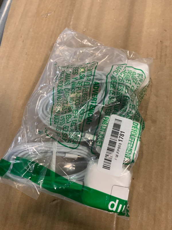 Photo 1 of [3 Pack] iPad Charger, iPhone Charger ?MFi Certified? Long Lightning Cable 10 Foot Lightning Charging Cord with 12W Wall Foldable Block Portable Travel Plug Charging for iPad/iPadMini/iPadAir, iPhone