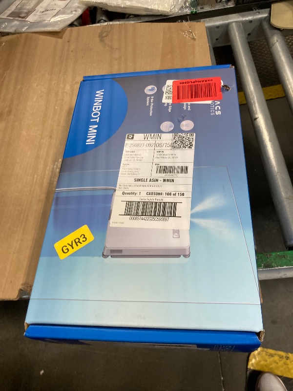 Photo 1 of *USED*
ECOVACS WINBOT Mini Window Cleaning Robot - Compact Design, Dual Nozzles with Ultrasonic Spray, 9-Stage Protection System, Intelligent Path Planning, 3 Cleaning Modes, Anti-Slipping System