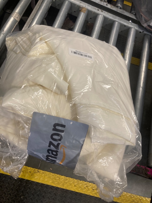 Photo 1 of ***VERY USED*** BRILLMAX 6 Pack Ivory Tablecloths for 6 Foot Rectangle Tables 60 x 102 Inch - 6ft Rectangular Bulk Linen Polyester Fabric Washable Cloth Cover for Wedding Reception Banquet Birthday Party