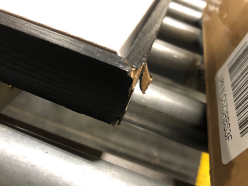 Photo 1 of **two damaged corners, see pictures**XLSJERST Large Size Frame Wall Art for Living Room - Abstract Artwork Minimalist Painting Modern Black and White Canvas Picture Boho Gray Wall Art