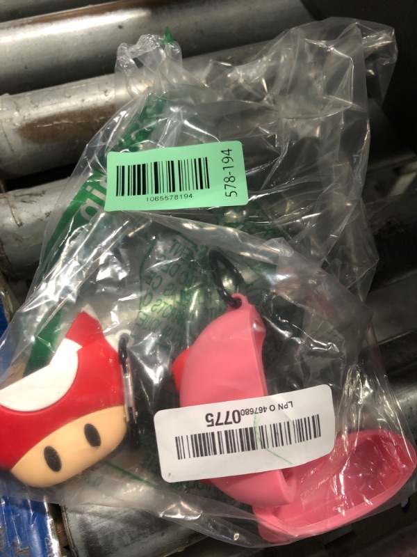 Photo 1 of [2 Pack] TOLUOHU Case for Airpods Pro,3D Cute Cartoon Funny Anime Character for Girls Boys Kids Teens Women,Shockproof Soft Silicone Case with Keychain(New Star Kabi+Mushroom)