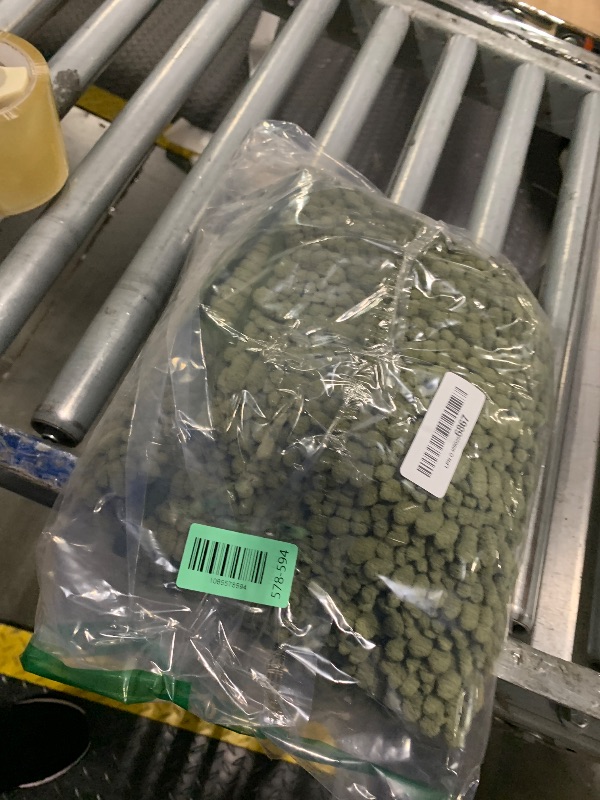 Photo 1 of *MINOR DAMAGE - USED*
DEXI Bathroom Rug 16x24, Super Soft Thick Chenille Absorbent Bath Mat, Non Slip Machine Washable Fluffy Shag Bathmat for Tub, Shower Floor, Olive Green