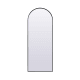 Photo 1 of **missing hardware** Elegant Lighting Ayra 28" W x 74" H Modern Arched Bathroom Wall Mirror