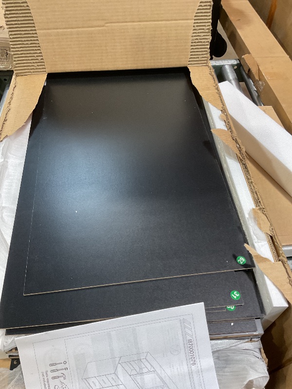 Photo 1 of **POSSIBLY MISSING HARDWARE** Makeup Vanity Table Dressing Desk (Black)