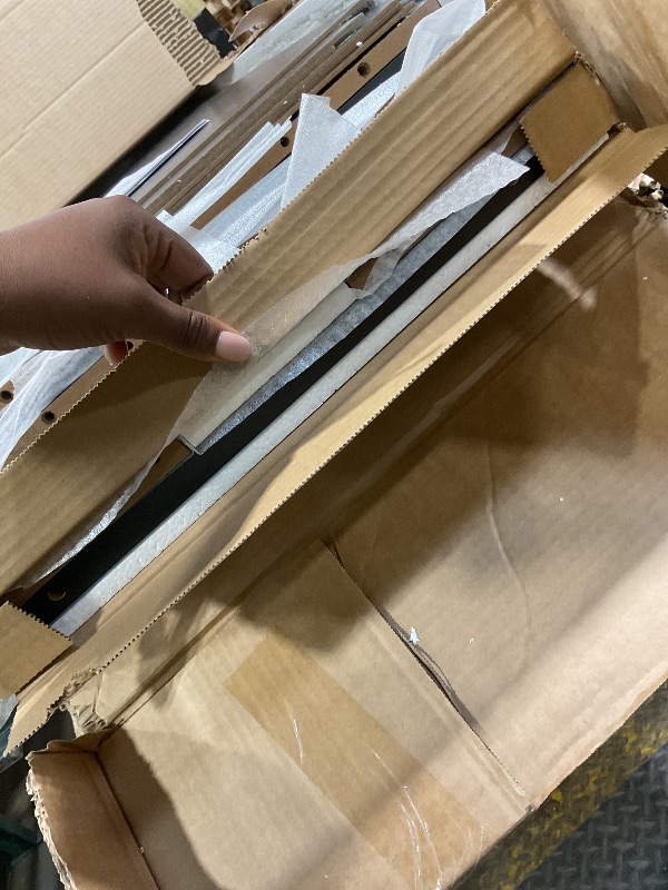 Photo 1 of **POSSIBLY MISSING HARDWARE** Makeup Vanity Table Dressing Desk (Black)