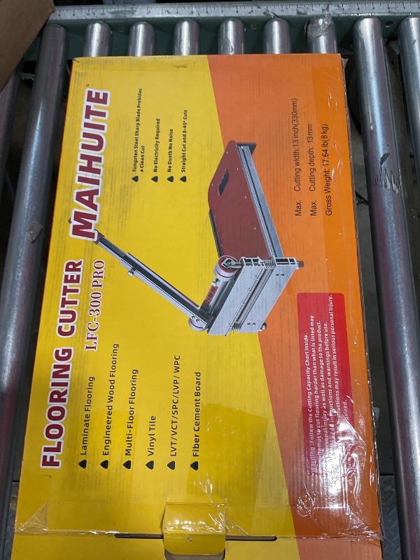 Photo 1 of 13mm Heavy-Duty Laminate Flooring Cutter - Simple Assembly, Quick Cutting- Cleanly Cuts Vinyl, Laminate,LVP/T, VCT, SPC, WPC- Perfect for Home Projects or Small Installation No Electricity,Noise,Dust