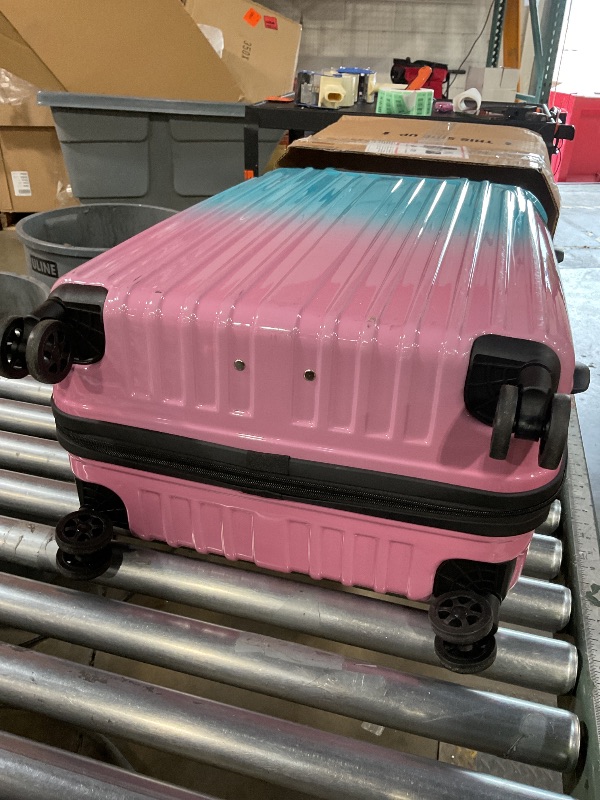 Photo 1 of **HAS DAMAGES /SCRATCHES** sukiost Checked Luggage, 28 Inch Hardside Suitcase, Lightweight Hardshell with TSA Lock, Large Suitcase with Spinner Wheels