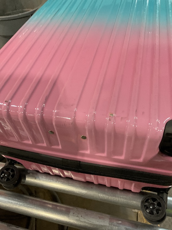 Photo 1 of **HAS DAMAGES /SCRATCHES** sukiost Checked Luggage, 28 Inch Hardside Suitcase, Lightweight Hardshell with TSA Lock, Large Suitcase with Spinner Wheels