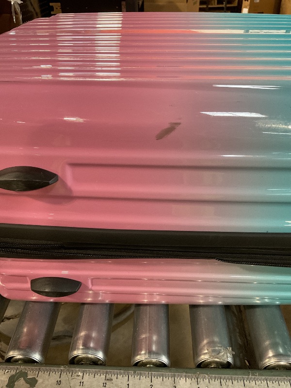 Photo 1 of **HAS DAMAGES /SCRATCHES** sukiost Checked Luggage, 28 Inch Hardside Suitcase, Lightweight Hardshell with TSA Lock, Large Suitcase with Spinner Wheels