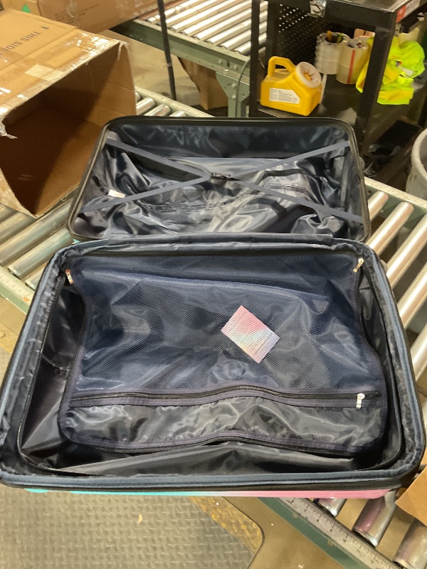 Photo 1 of **HAS DAMAGES /SCRATCHES** sukiost Checked Luggage, 28 Inch Hardside Suitcase, Lightweight Hardshell with TSA Lock, Large Suitcase with Spinner Wheels