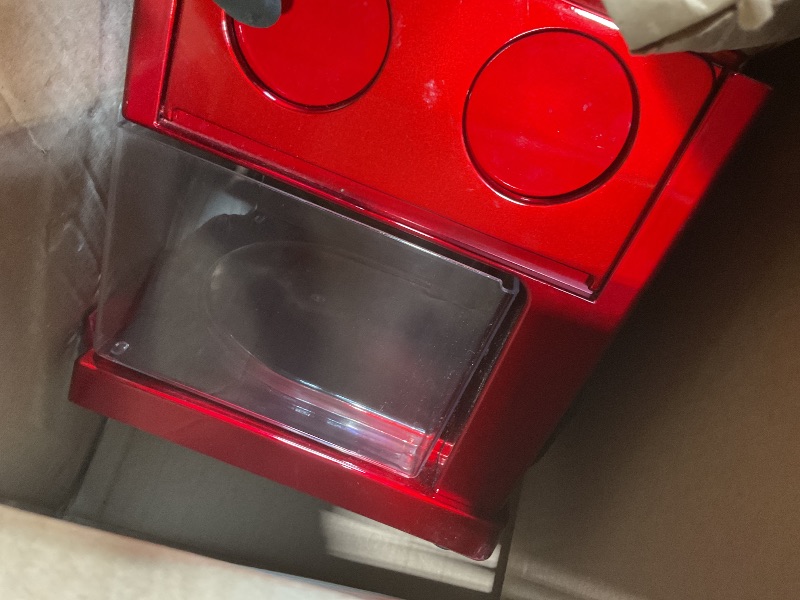 Photo 1 of **SELLING FOR PARTS. POWER BUTTON BROKEN OFF**Cuisinart Snow Cone Machine, Home Shaved Ice Maker for Snow Cones, Snow Cone Maker with Reuseable Paper Cups, Makes 5 Icy Cones for Slushies, Frozen Drinks , Red, SCM-10P1