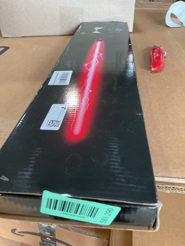 Photo 1 of 2 Pack Rechargeable Lightsabers with Connector, Metal Hilt Light Sabers, Durable PC Blade, USB Charging, Combine into Double Staff, 12 Colors LED, Sound Effects, Dueling Toys for Kids Adults, Gifts