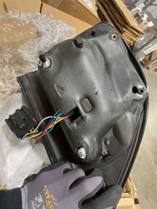 Photo 1 of **DIRT**Lqito Right Passenger side Mirror with Power Glass,Heated, Puddle Lights,Clearnce Lamp and Manual Folding Fits 2015-2020 Ford F150 Replace FL3Z17682DC (9 Pins)