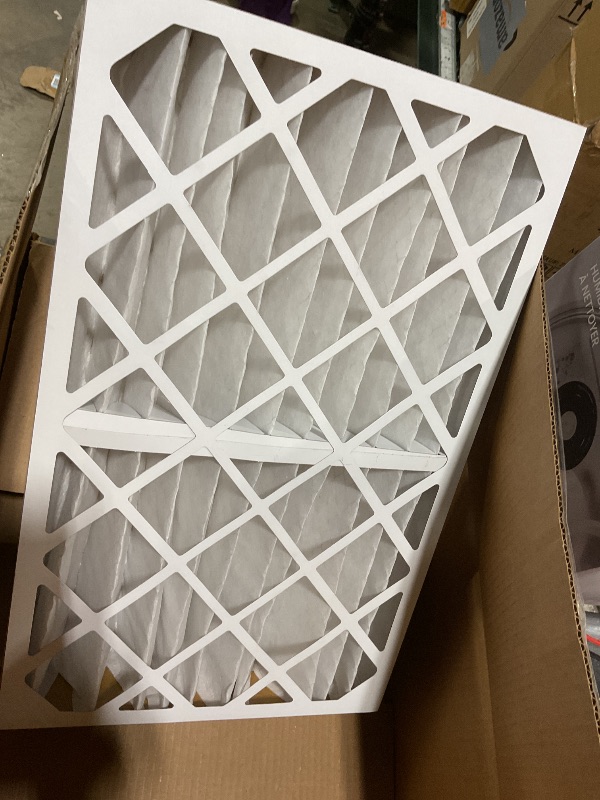 Photo 1 of **ONE ONLY**Aerostar 16x25x4 MERV 8 Air Filter, 2 Count, ACTUAL SIZE (15.50 x 24.50 x 3.75) HVAC, Furnace Filter for Allergies, Dust, Pet Dander & Smoke (MPR 1500 / FPR 10) Fits Lennox & Honeywell Devices