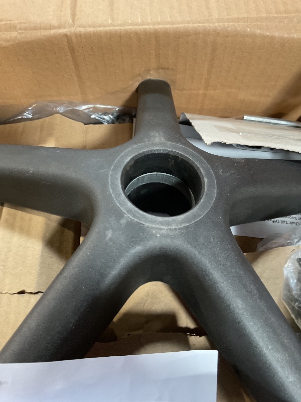 Photo 1 of **DIRTY/ Scratches ** BestOffice Drafting Chair Tall Office Chair Adjustable Swivel Rolling Mesh Height with Lumbar Support Arms Footrest Mid Back for Adults Standing Desk Drafting Stool(Black)