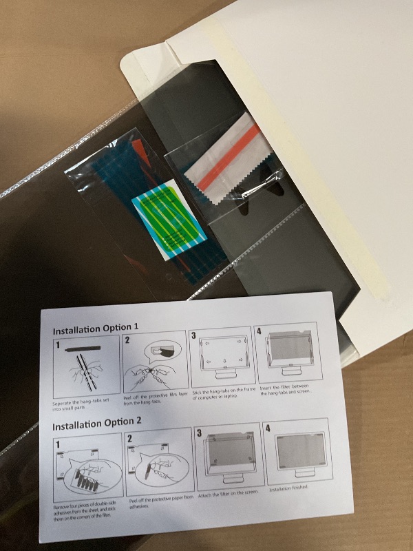 Photo 1 of [2026 New] 34 Inch Curved Computer Privacy Screen Protector for 21:9 Aspect Ratio Widescreen Monitor,Removable Eye Protection Anti Glare Blue Light Filter,34in Anti Spy Desktop Security Private Shield