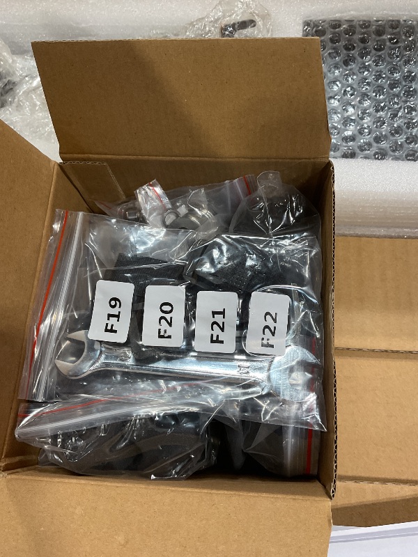 Photo 1 of **Unknown missing assembly pieces **  CXRCY Racing Wheel Stand with Cup Holder Height Adjustable & Foldable Steering Wheel Stand Compatible with Logitech G920 G29 G27 G25 Gaming Cockpit (Wheel and Pedals Not Included)