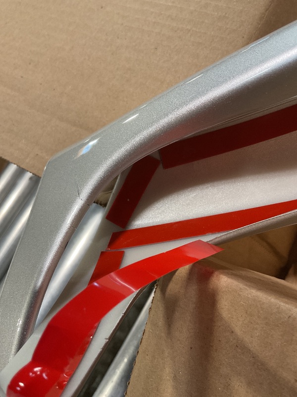 Photo 1 of **MINOR DAMAGE ** HarmoFolk Gear Shift Panel Cover and Center Console Frame for Audi Q5/SQ5 (2009-2018) – ABS Overlay | Non-Replacement Stick-On Design | Scratch-Resistant Interior Upgrade (Silver)