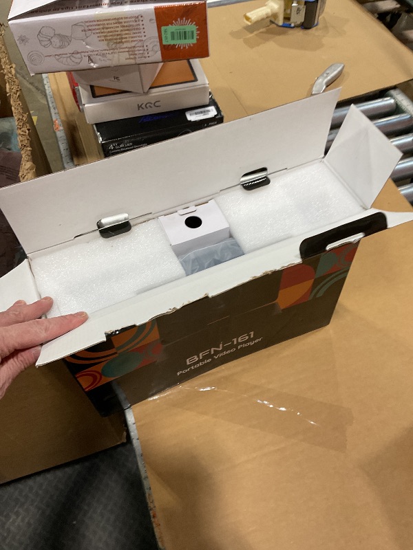 Photo 1 of 17.5" Portable DVD Player with 15.6" Large HD Screen, 6 Hours Rechargeable Battery, Support USB/SD Card/Sync TV and Multiple Disc Formats, High Volume Speaker, Black