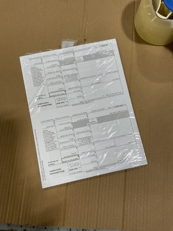 Photo 1 of 1099 Misc Forms 2025 Lazer 4 Part Tax Forms Kit for 10 Vendors - Value Pack for Business Designed for QuickBooks and Accounting Software - Made in The USA - 10-Pack