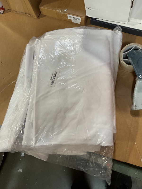 Photo 1 of 10 Pack White Round Tablecloths, 120 Inch Stain Resistant and Wrinkle Round Table Clothes, Washable Polyester Table Clothes Cover for Kitchen Dining, Wedding Birthday Party, Buffet Restaurant, Banquet