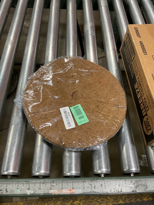 Photo 1 of **. Only 1** Legigo 4pcs Coconut Fiber Mulch Ring Tree Plant Protector Mat, 11.8 Inch Natural Coco Coir Tree Protection Ring Plant Pot Soil Cover, Tree Rings Disc Plant Cover for Indoor Outdoor Plants, Landscaping