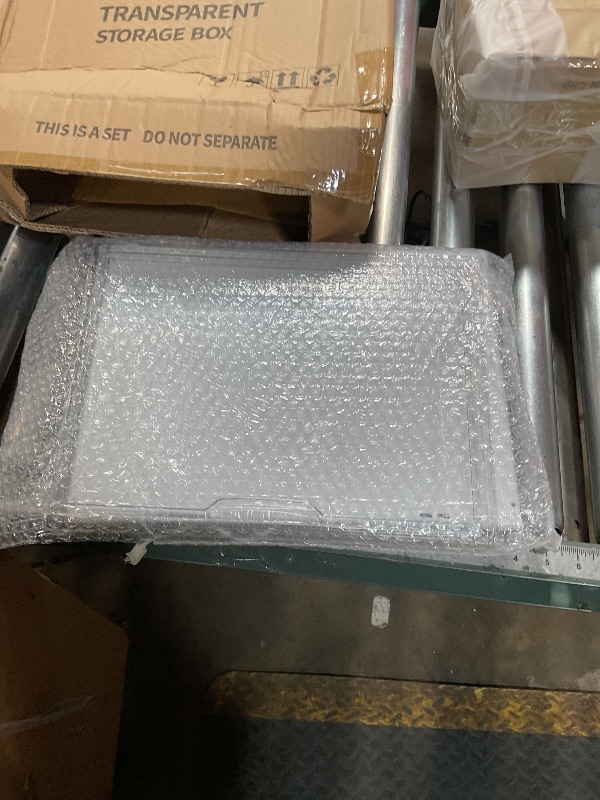 Photo 1 of ** PHOTO FOR ITEM REFERENCE SEE PHOTO ** Clear Stackable Storage - Brightroom