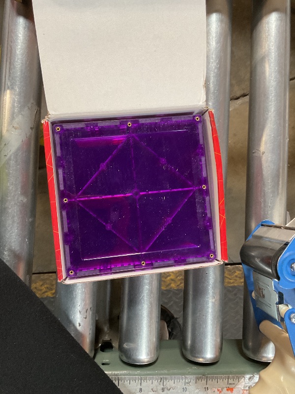 Photo 1 of ** scratches** NEOFORMERS Large Magnetic Tiles Set - 6 Piece Square STEM Learning & Educational Building Kit for Kids - Perfect Construction Toy Gift