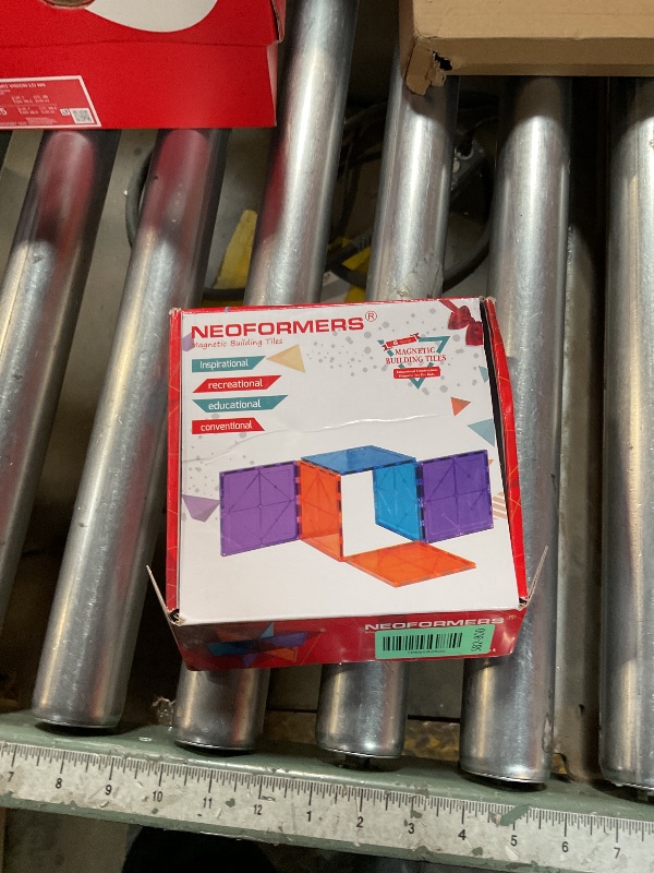 Photo 1 of ** scratches** NEOFORMERS Large Magnetic Tiles Set - 6 Piece Square STEM Learning & Educational Building Kit for Kids - Perfect Construction Toy Gift