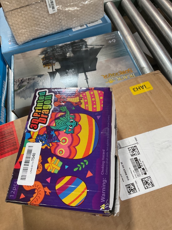 Photo 1 of **MISSING 3** Impossmaker 12PCS 3D Printed Dragon Eggs, Prefilled Easter Dragon Egg with Dragon Toy for Basket Stuffers, Goodie Bag Fillers, Classroom Prize Supplies, Unique Easter Basket Essentials for Kids