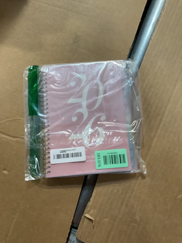 Photo 1 of 2026 Planner Weekly and Monthly, Jan - Dec 2026, 6.3" x 8.4”, Small Agenda Planner for Women, Aesthetic Calendar Planner with Spiral Bound, Month Tab, Flexible Cover for School, Office (A5, Pink)