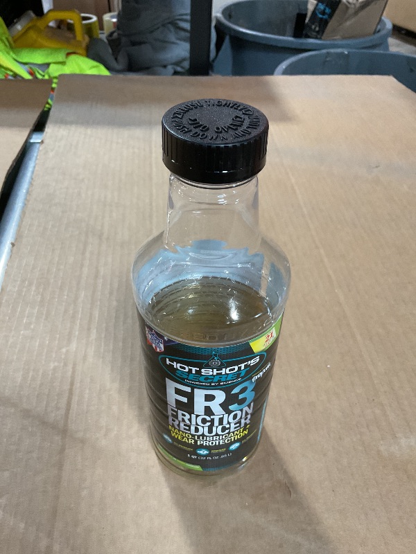 Photo 1 of **2/3 bottle**Hot Shot's Secret Friction Reducer FR3 32oz. Synthetic Oil Additive Protects Engine & Improves Performance, Friction Modifier for Gas & Deisel Engines Increases Fuel Economy