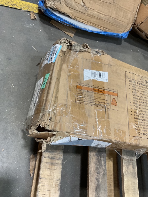 Photo 1 of **SCRAPES FROM TRANSPORT ** Jocoevol Twin Size Loft Bed with L-Shaped Desk, LED Lights,Charging Station, IndustrialHeavy Duty Metal Loft Bed Frame with 3 Storage Shelves and 3 Fabric Drawers, Safety Guard & Ladder, White