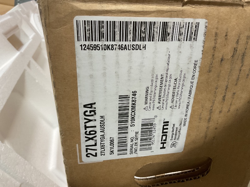 Photo 1 of **COULD NOT GET BASE TO CONNECT**LG 27-Inch StanbyME 2 with Folio Cover, Portable Touch Screen, Dolby Vision, HDR10, Filmmaker Mode, Built-in Battery, Full Swivel Rotation (27LX6TYGA, 2025)