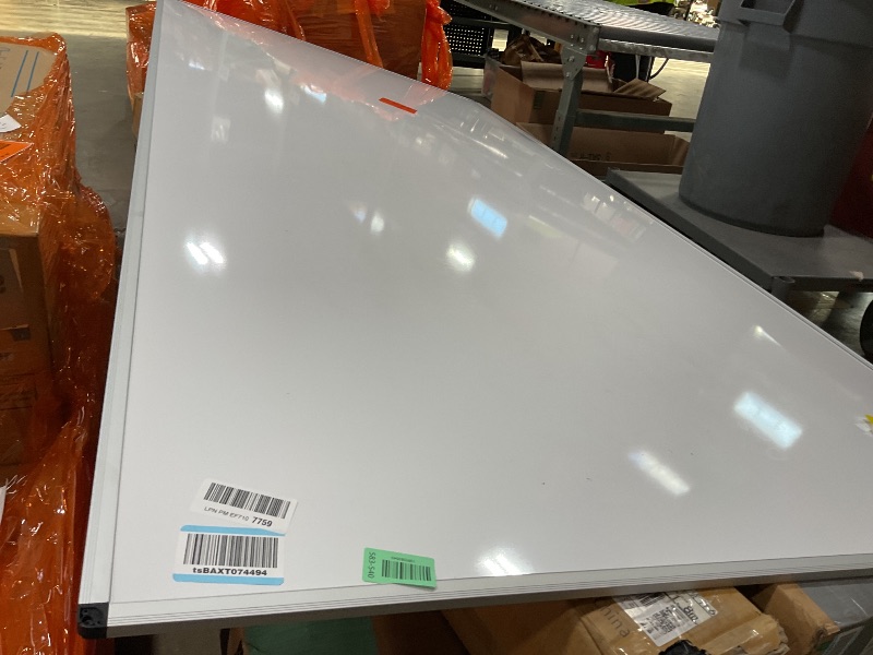 Photo 1 of **DENT/DIRT. SCRAPES ON RIM**VIZ-PRO Dry Erase Board/Magnetic Whiteboard, 96 x 48 Inches, Large Wall Mounted Board for School Office and Home 8' x 4'