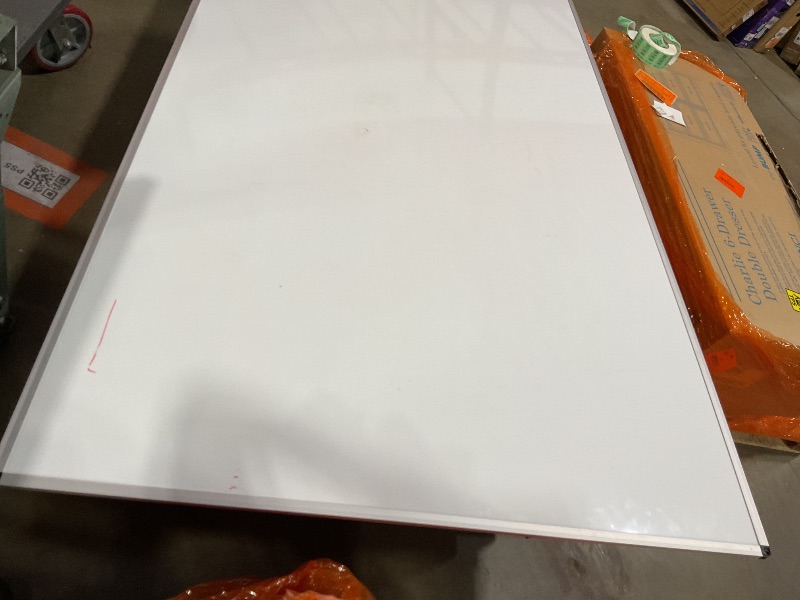 Photo 1 of **DENT/DIRT. SCRAPES ON RIM**VIZ-PRO Dry Erase Board/Magnetic Whiteboard, 96 x 48 Inches, Large Wall Mounted Board for School Office and Home 8' x 4'