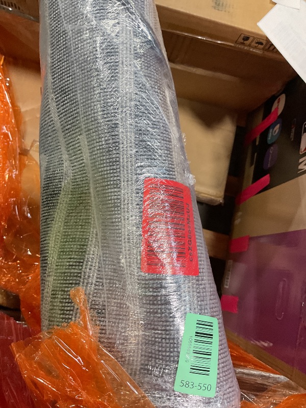 Photo 1 of **DIRT**Rugshop Bohemian Stripe Stain Resistant High Traffic Living Room Kitchen Bedroom Dining Home Office Round Area Rug 8' Black