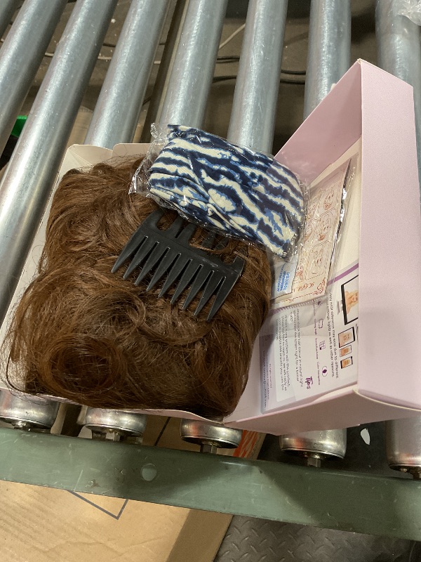 Photo 1 of **DIRT**BARSDAR Long Body Wave Headband Wig - 26 Inch Synthetic Light Brown Loose Body Wavy Headband Wig for Women - Wear and Go Glueless Wigs Soft Natural Looking Easy Wear Head Band Wigs