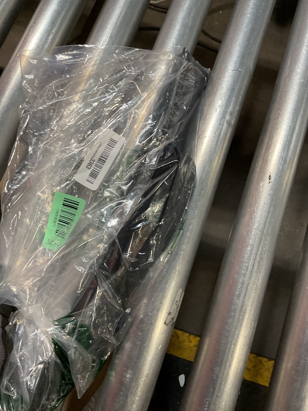 Photo 1 of **MISSING HARDWARE**Homode Decorative Garage Door Hinges Handles, Faux Garage Door Accents, Metal Handles Hinges Hardware Kit, Screw Mounted, Black, Spear Style (4 Hinges+2 Handles)