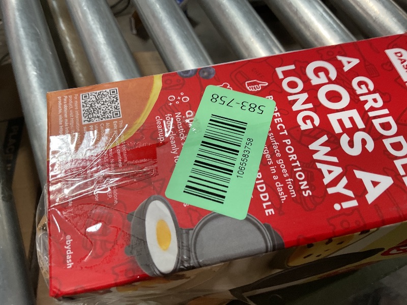 Photo 1 of **DIRT**Dash Mini Maker Griddle - Compact Griddle for Creative Homemade Treats - Nonstick Surface, Quick Heat-Up System & Space-Saving Design - Black