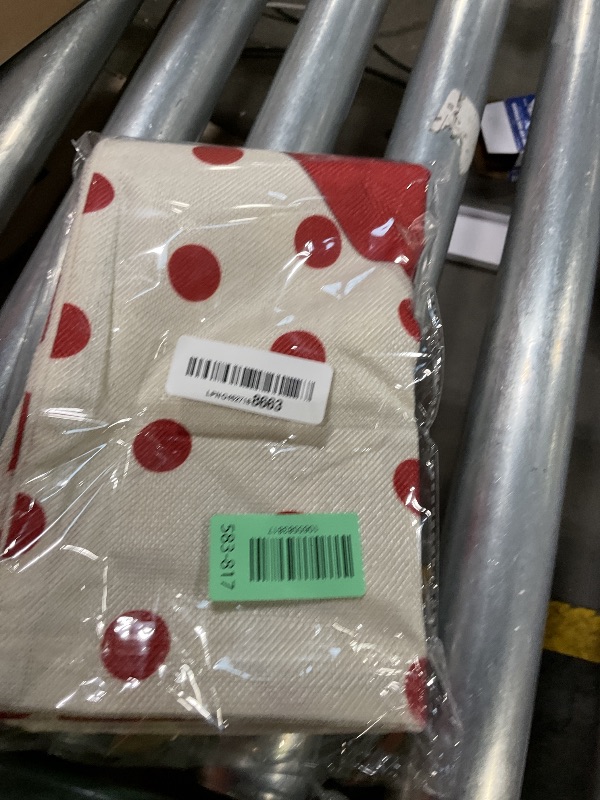 Photo 1 of **PARTIAL SET ONLY 1 / POLKA DOT CASE** Memorywuu 2 Pcs Valentines Day Pillow Cover 12 x 20 Inch Envelope Throw Pillow Cover Red Heart Polka Dots Farmhouse Cushion Case Anniversary Wedding Cushion Case Decoration Gifts for Sofa Couch Bed