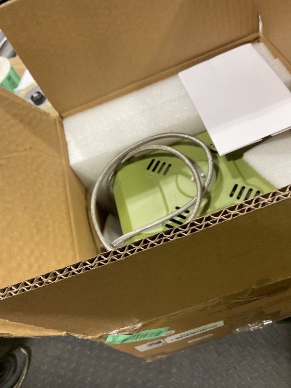 Photo 1 of *** FOR PARTS/ MISSING ALL ACCESSORY PIECES/ SUPPORT LEG DAMAGED *** ODSD 2 Burner Camping Stove with Windshield, 20000 BTU Propane Camp Stove, Portable Folding Gas Stove, Camping Essentials Gear Includes Frying Pan, Coffee Stand & Carry Bag, Green