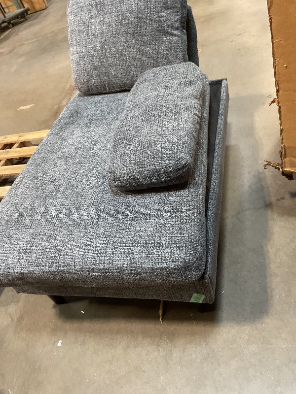 Photo 1 of **DIRT FROM TRANSPORT **DUMOS Sectional Couches for Living Room, U Shaped Couch with Double Chaise Lounge, Modern Chenille Fabric 4-Seat Couch with Removable Pillows for Apartment/Small Space, Grey