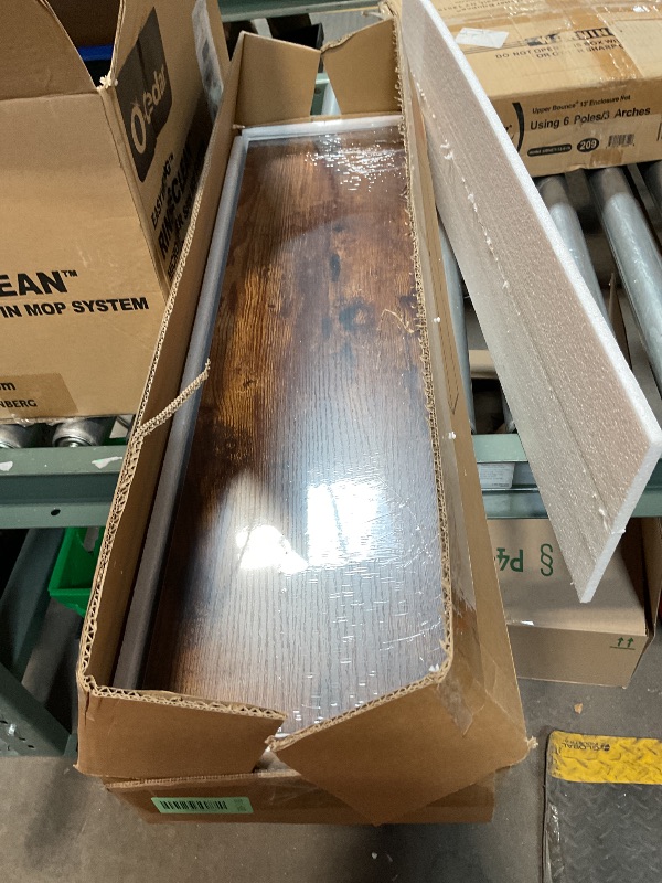 Photo 1 of 30 Inch Floating Shelves, Rustic Floating Wall Shelves 8 Inch Deep, 30 x 8 Floating Shelves for Home Decor, Deep Storage Shelves for Kitchen, Bathroom, Living Room, Rustic Brown Color, Set of 2