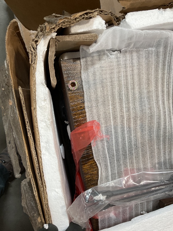 Photo 1 of **2 BOXES**
Rolanstar Bookshelf 6 Tier with 4 Hooks, Reversible Corner Bookshelf, 69" Industrial Wooden Bookcase with Open Shelves and Metal Frame for Living Room, Bedroom, Home Office, Rustic Brown